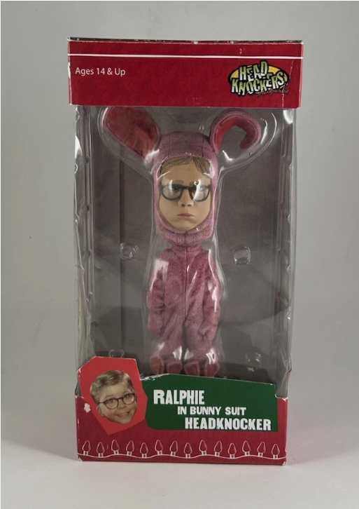 NECA Christmas Story Ralphie Bunny Suit HeadKnocker Bobblehead Figure MIB