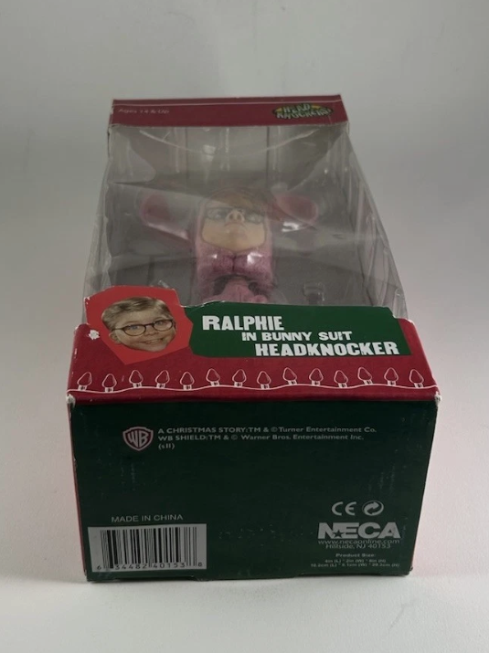NECA Christmas Story Ralphie Bunny Suit HeadKnocker Bobblehead Figure MIB