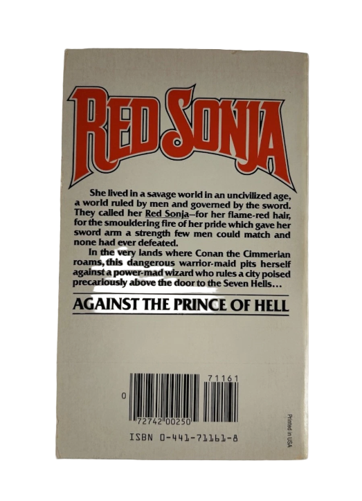Red Sonja #5: Against the Prince of Hell David C. Smith & Richard L. Tierney ACE