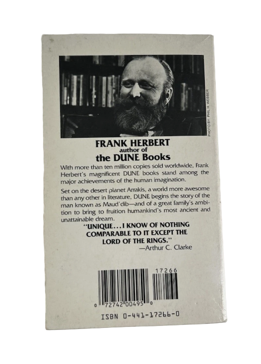 DUNE by Frank Herbert 1987 Ace Edition Paperback