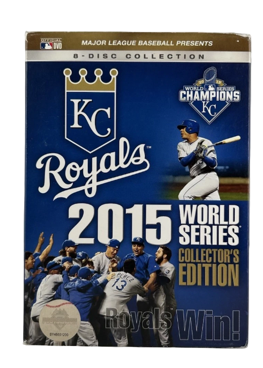 2015 Kansas City Royals World Series Collectors Edition 8 DVD Boxed Set Baseball