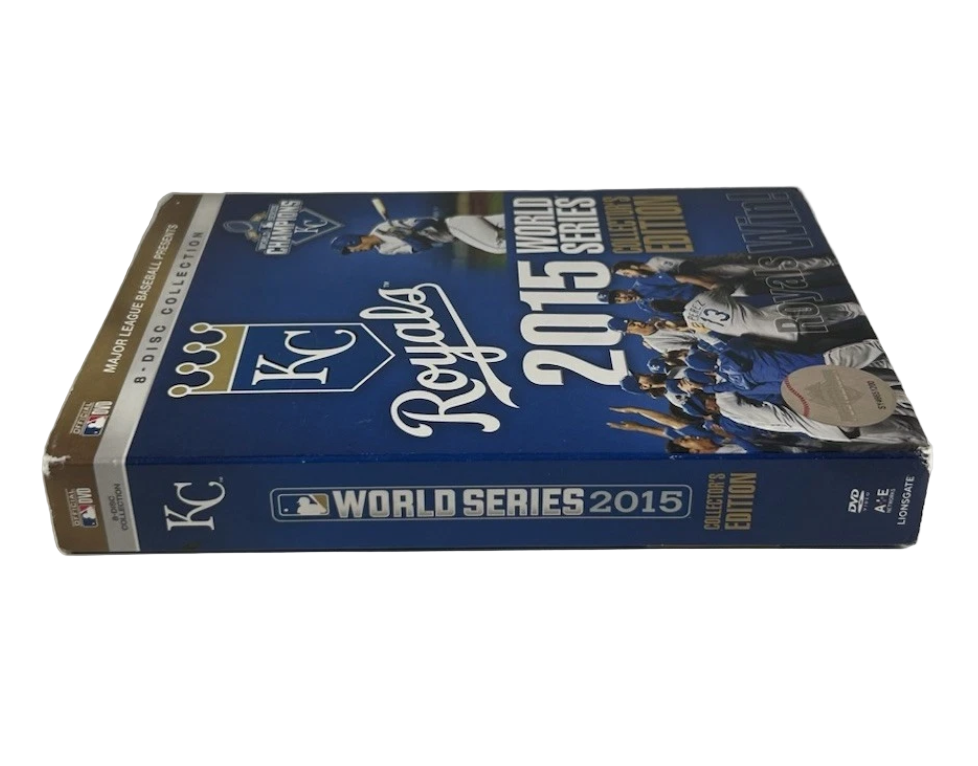 2015 Kansas City Royals World Series Collectors Edition 8 DVD Boxed Set Baseball