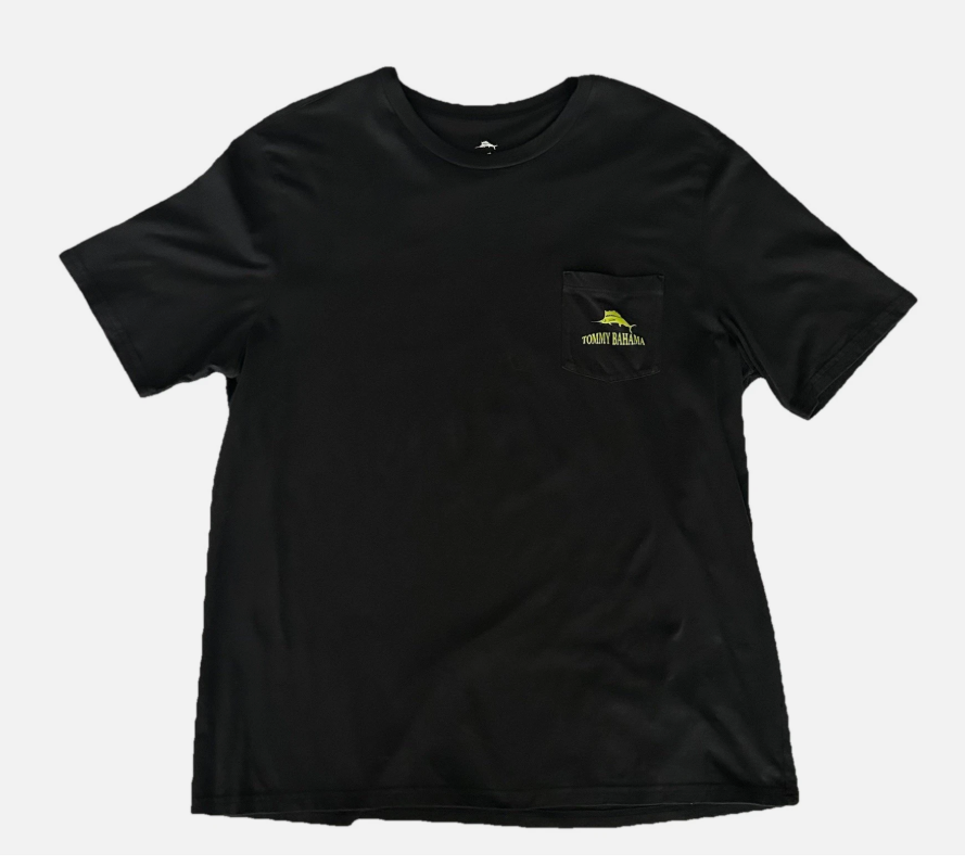 Tommy Bahama PICKLEBALL THIRST PLACE CHAMP Black T-Shirt Size XL