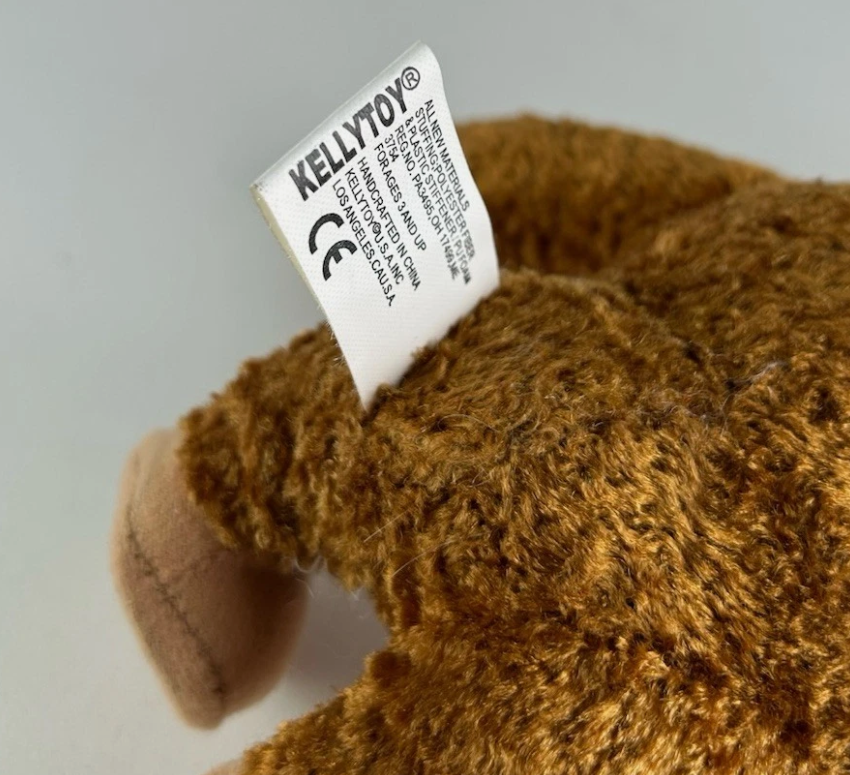 Nintendo Super Mario Bros DONKEY KONG Chenille Kellytoy 8” inch Plush 2001