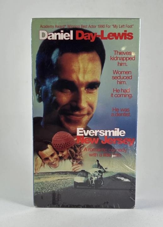Eversmile New Jersey (VHS, 1991) Daniel Day Lewis HTF OOP SEALED / NEW!