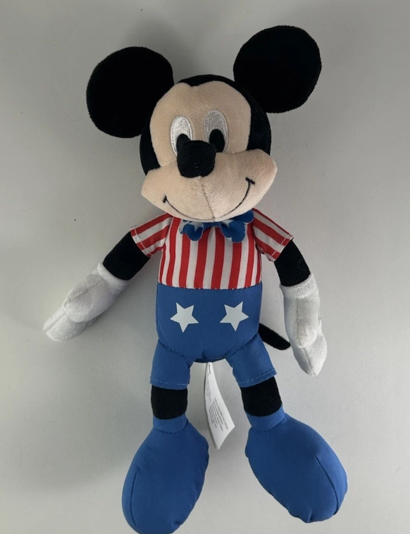 Disney Patriotic Mickey & Minnie Mouse 9-Inch Plush Set