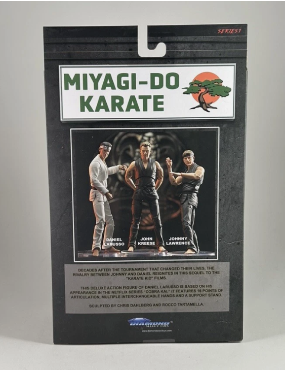 Cobra Kai Karate Kid DANIEL LARUSSO Action Figure Diamond Select Toys (NEW)