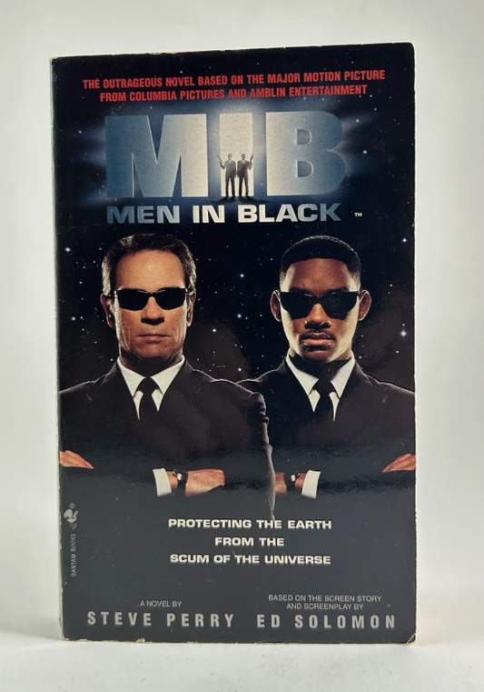 MIB MEN IN BLACK by Steve Perry (1997) Movie Tie-In Bantam Paperback 1st Print