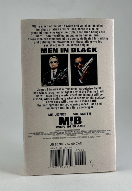 MIB MEN IN BLACK by Steve Perry (1997) Movie Tie-In Bantam Paperback 1st Print
