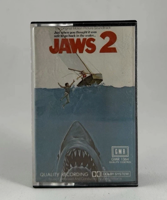 RARE Jaws 2 Soundtrack - John Williams GMR Foreign Bootleg Release Cassette Tape