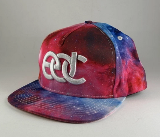 Insomniac EDC (Electric Daisy Carnival) SnapBack Cap Hat LED EDM Space Galaxy