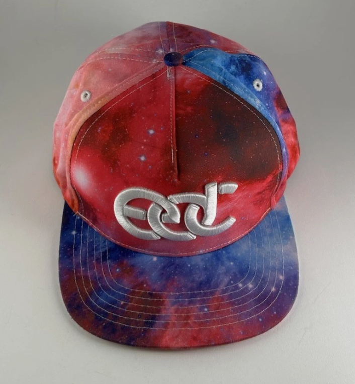 Insomniac EDC (Electric Daisy Carnival) SnapBack Cap Hat LED EDM Space Galaxy