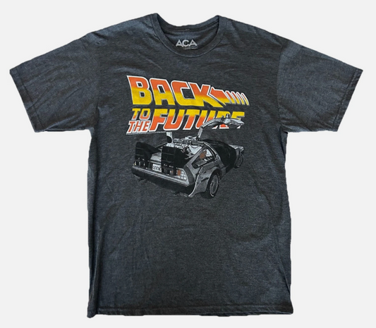 Back To The Future BTTF Delorean Retro Graphic T-Shirt Men’s Size: Medium NWT