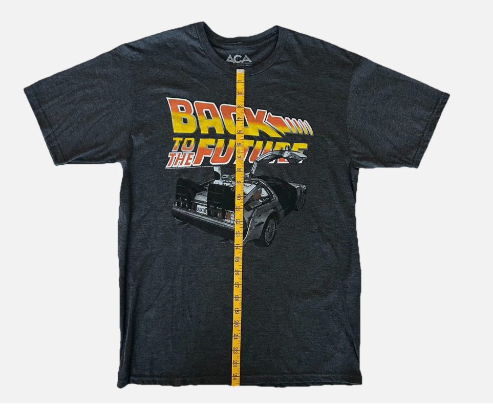 Back To The Future BTTF Delorean Retro Graphic T-Shirt Men’s Size: Medium NWT