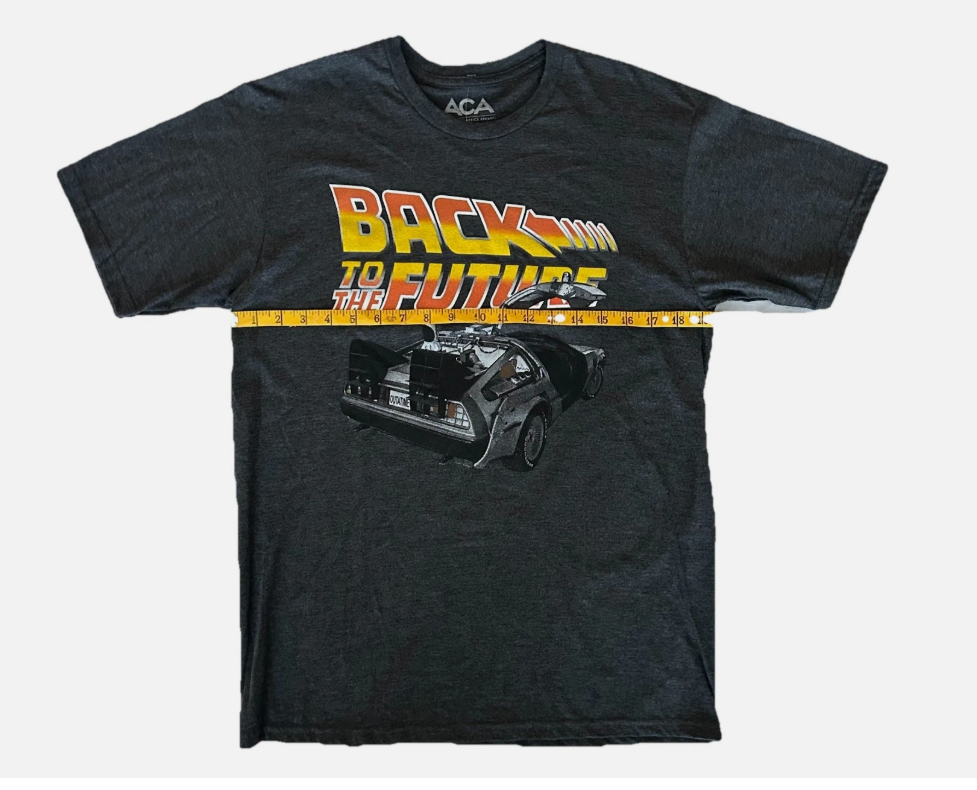 Back To The Future BTTF Delorean Retro Graphic T-Shirt Men’s Size: Medium NWT