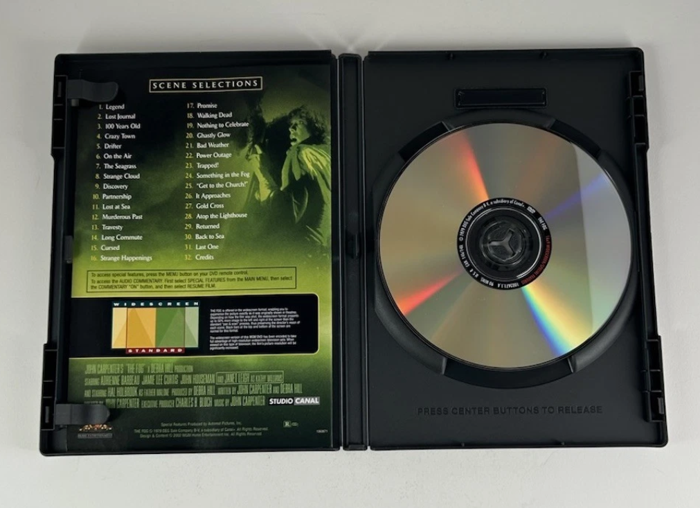 John Carpenter's THE FOG (1979) Special Edition (DVD, 2002) Jamie Lee Curtis OOP