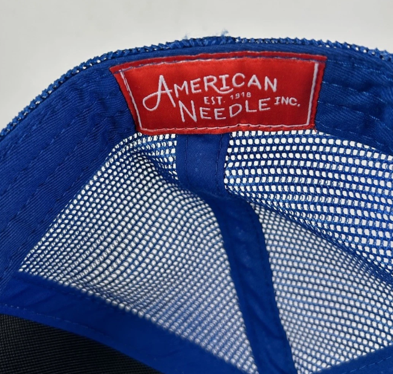 amm's Beer Mesh Trucker Hat Adjustable OS American Needle Blue SnapBack NEW!