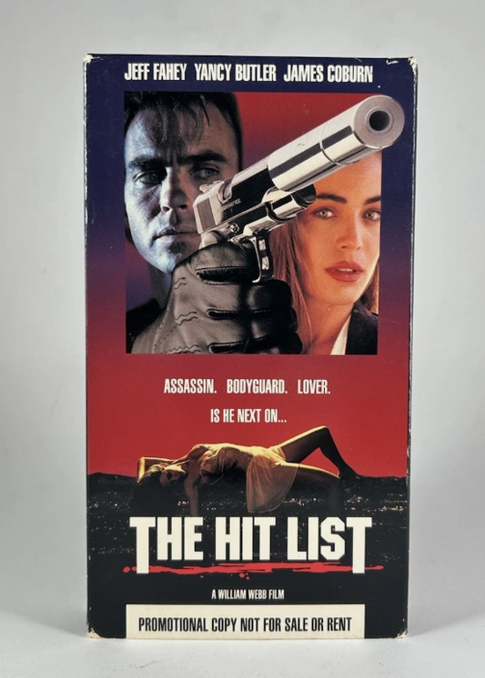 The Hit List (VHS, 1993) Jeff Fahey, Yancy Butler, James Coburn; Promo Screener