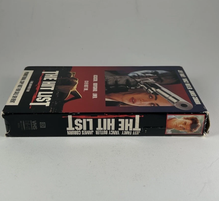 The Hit List (VHS, 1993) Jeff Fahey, Yancy Butler, James Coburn; Promo Screener