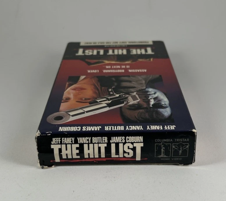 The Hit List (VHS, 1993) Jeff Fahey, Yancy Butler, James Coburn; Promo Screener