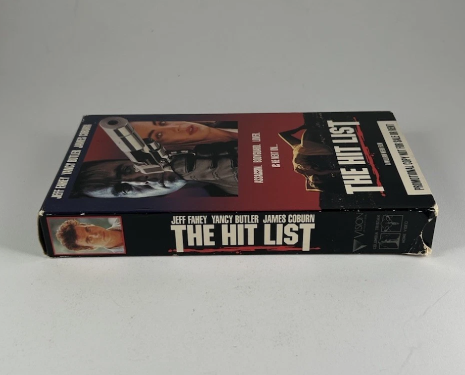 The Hit List (VHS, 1993) Jeff Fahey, Yancy Butler, James Coburn; Promo Screener