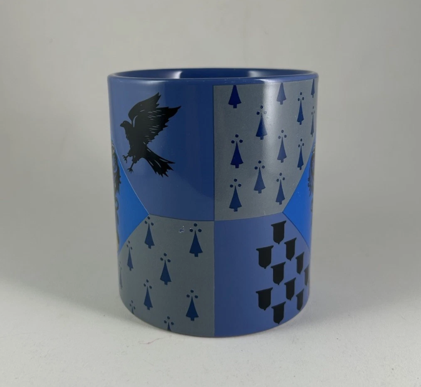 Harry Potter Ravenclaw Crest 14 oz Ceramic Coffee Mug Cup Silver Buffalo