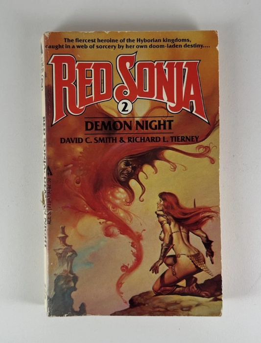 Red Sonja #2: Demon Night David C. Smith & Richard L. Tierney Ace Paperback OOP