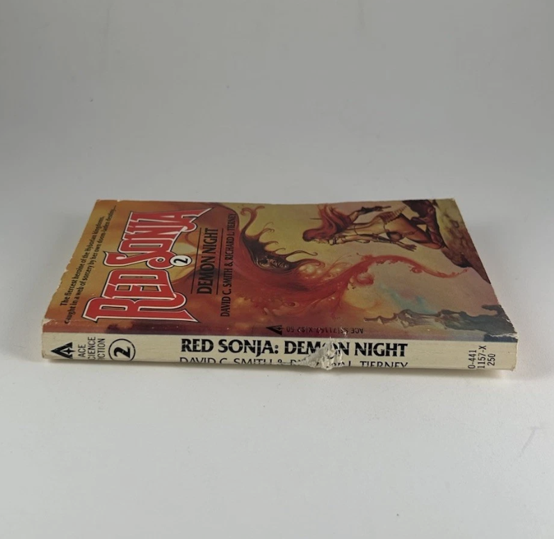Red Sonja #2: Demon Night David C. Smith & Richard L. Tierney Ace Paperback OOP