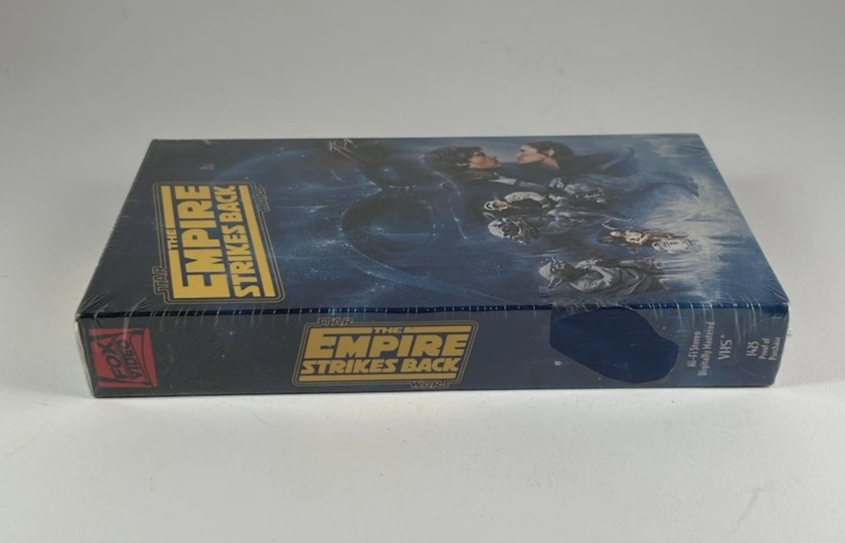 STAR WARS The Empire Strikes Back (VHS, 1992) Factory Sealed w/ Fox Watermarks
