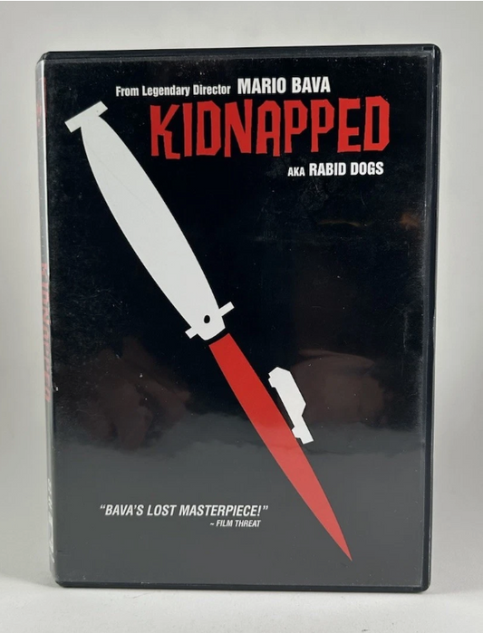 Mario Bava’s KIDNAPPED aka RABID DOGS (DVD, 2000) Anchor Bay Rare OOP HTF