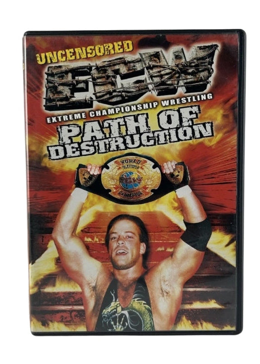 ECW: Path of Destruction (DVD, 2000) Uncensored Pro Wrestling w/ Insert OOP