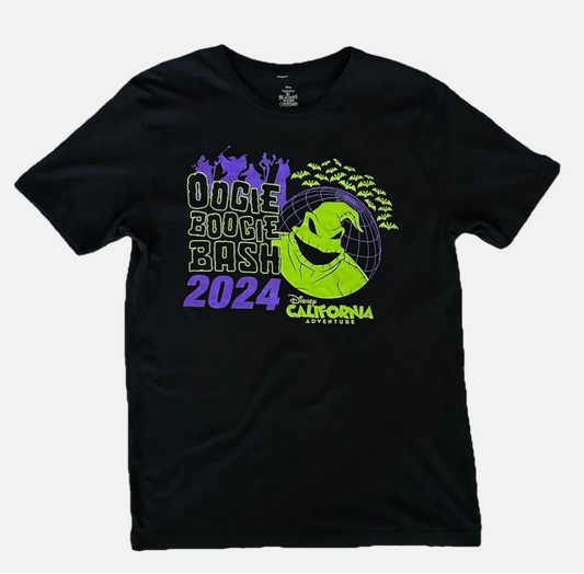 Disneyland Oogie Boogie Bash 2024 Glow In Dark T-shirt Size Medium