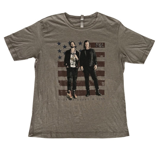 Florida Georgia Line Tour T-Shirt Next Level Apparel Mens Size XL